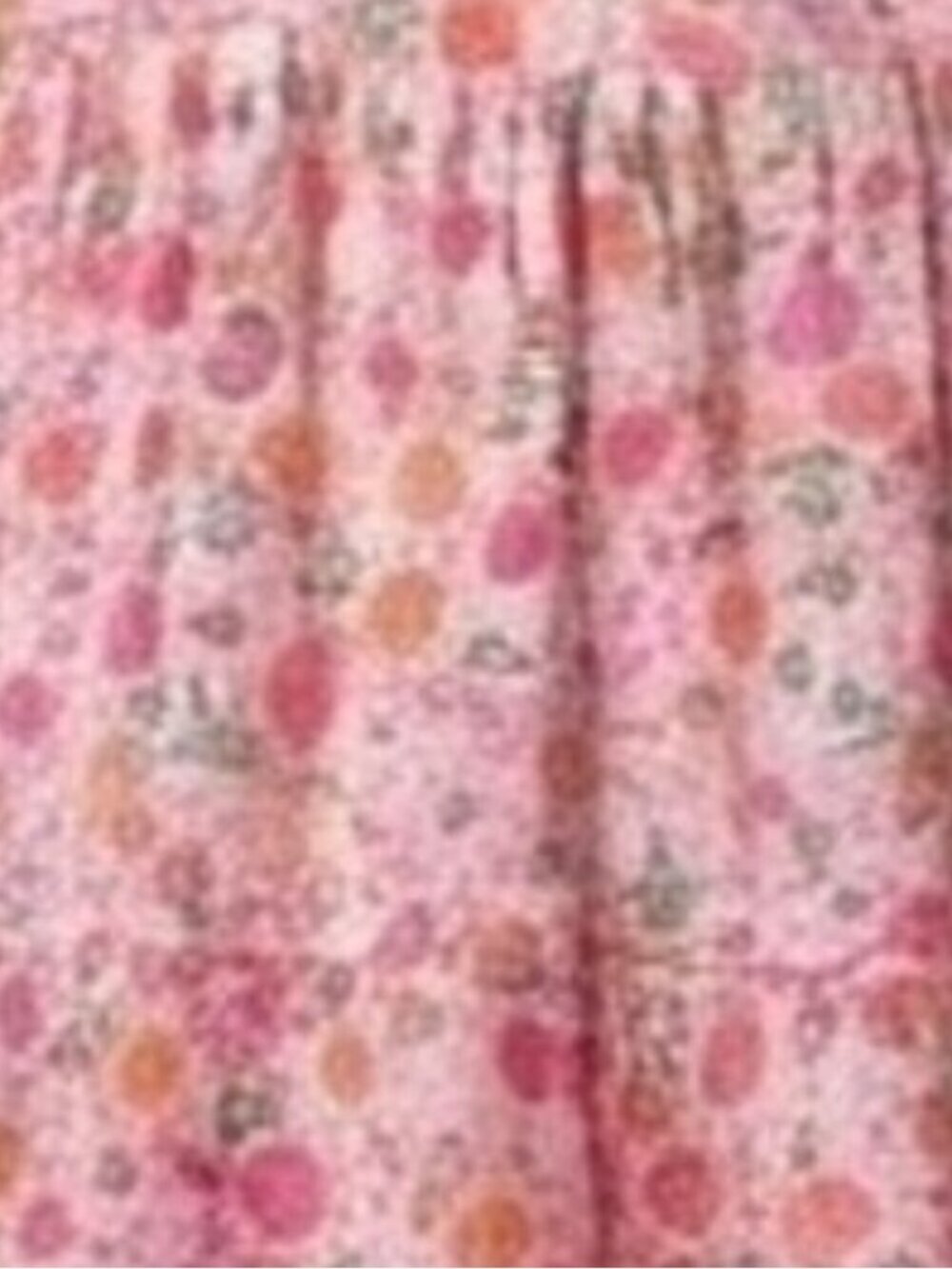 y2k women milkmaid mini dress large pink fairycore ditsy floral cottagecore